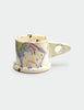 multicolor splash painted mug