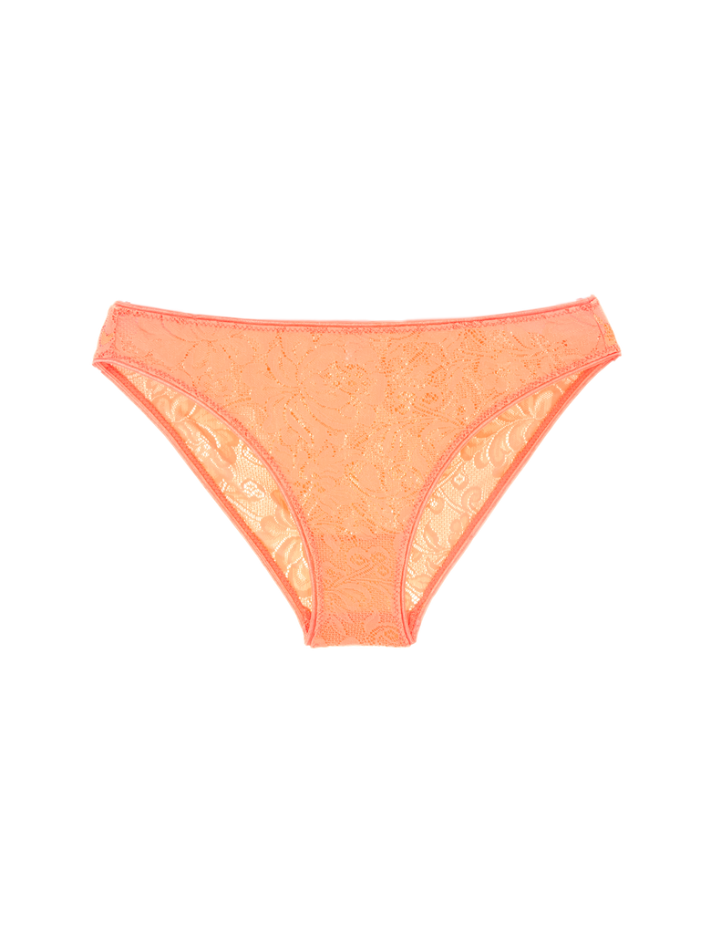 orange lace panty
