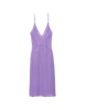 The silk cadel slip in purple.