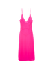 Flat image of hot pink slip dress