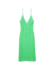 The silk cadel slip in bright green.