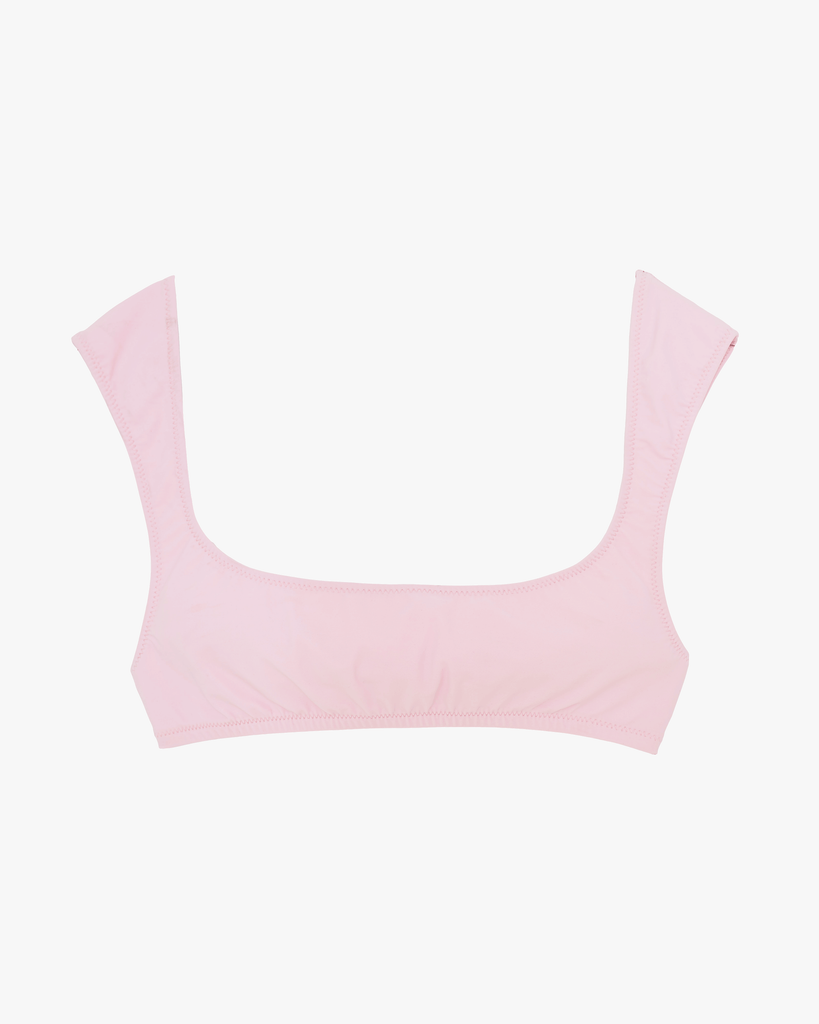 pink cap sleeve bikini top by Araks