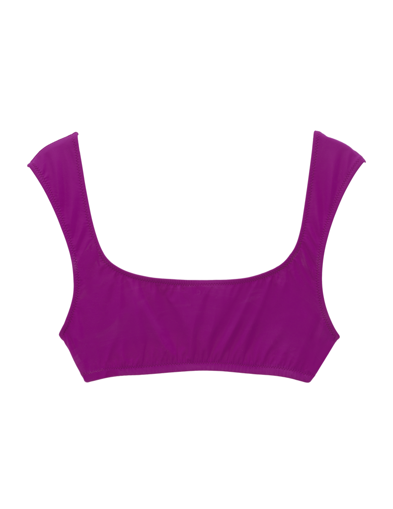 flat of purple bikini top 