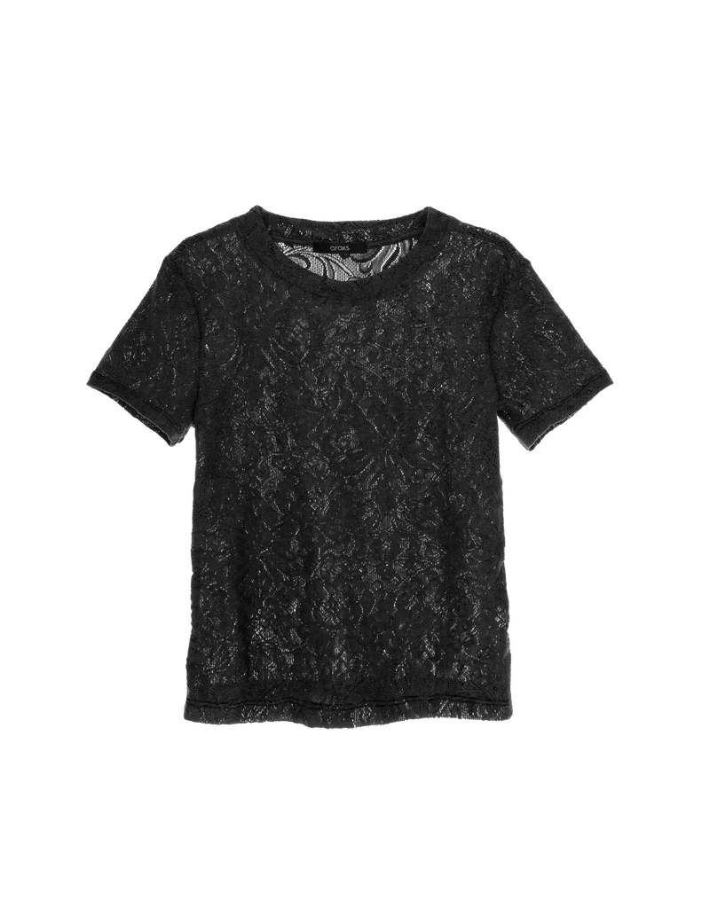 black lace t-shirt by Araks
