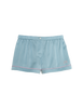 Light Blue Silk Pajama Shorts with embroidery