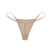 Bare cotton crepe Y-thong