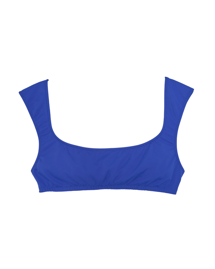 blue bikini top by Araks