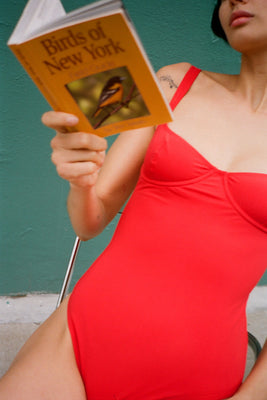 An ode to the one piece ~ There's a reason a girl's first bathing suit is almost always a one piece.