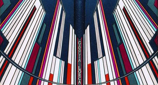 Garcia Lorca book opened and laid down.