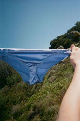 Mina Stone for Lingerie on Film ~ A cook, restaurateur, and the author behind the cult favorite book, Cooking For Artists.