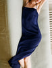 Model wearing Araka vika slip dress in starling