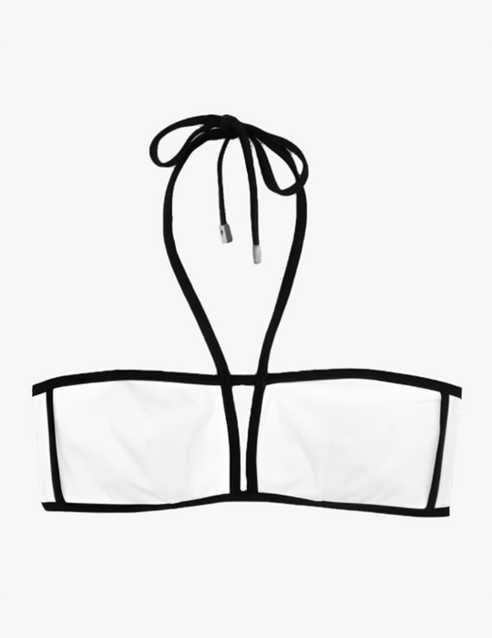 Hannah Bikini Top Black & White