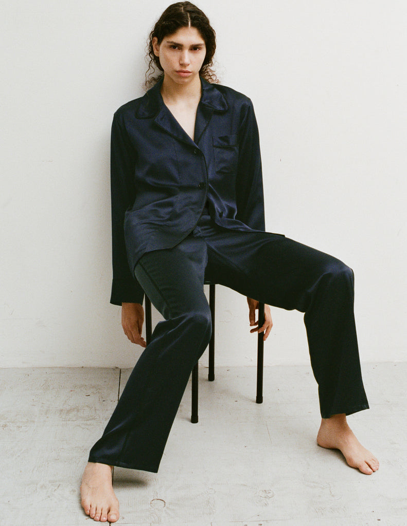 Viktoria Pajama Pant Sea