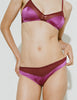 Araks Aaron panty and Beatrice bralette  in Raspberry on a model