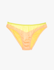 Yellow and peach Silk Aaron Panty