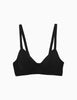 Araks Anais underwire bikini top in black on a white background