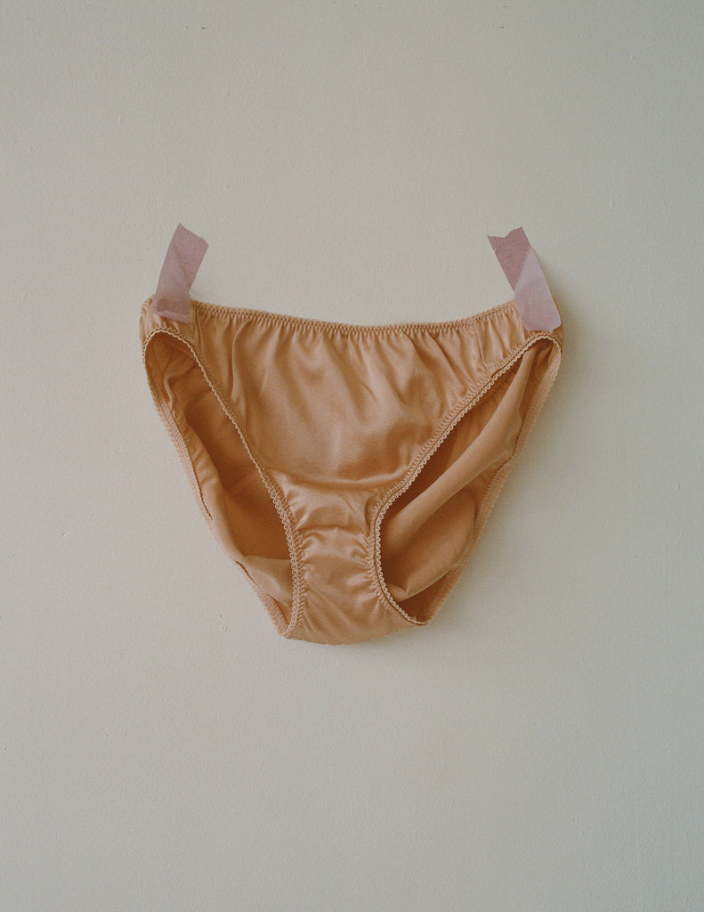 Araks silk charmeuse gwyneth panty in bare