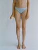 a model in the silk araks gwyneth panty in glace blue