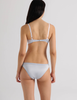 The araks silk quintana bralette and quincy panty in peri blue