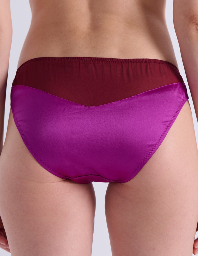 Araks Aaron panty in Raspberry on a model