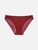The araks organic cotton isabella panty in clay red