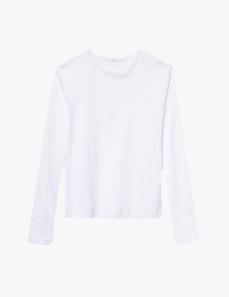 The araks organic cotton sabine long sleeve in white
