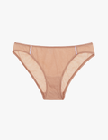 The araks cotton and silk harriet panty in brulee brown