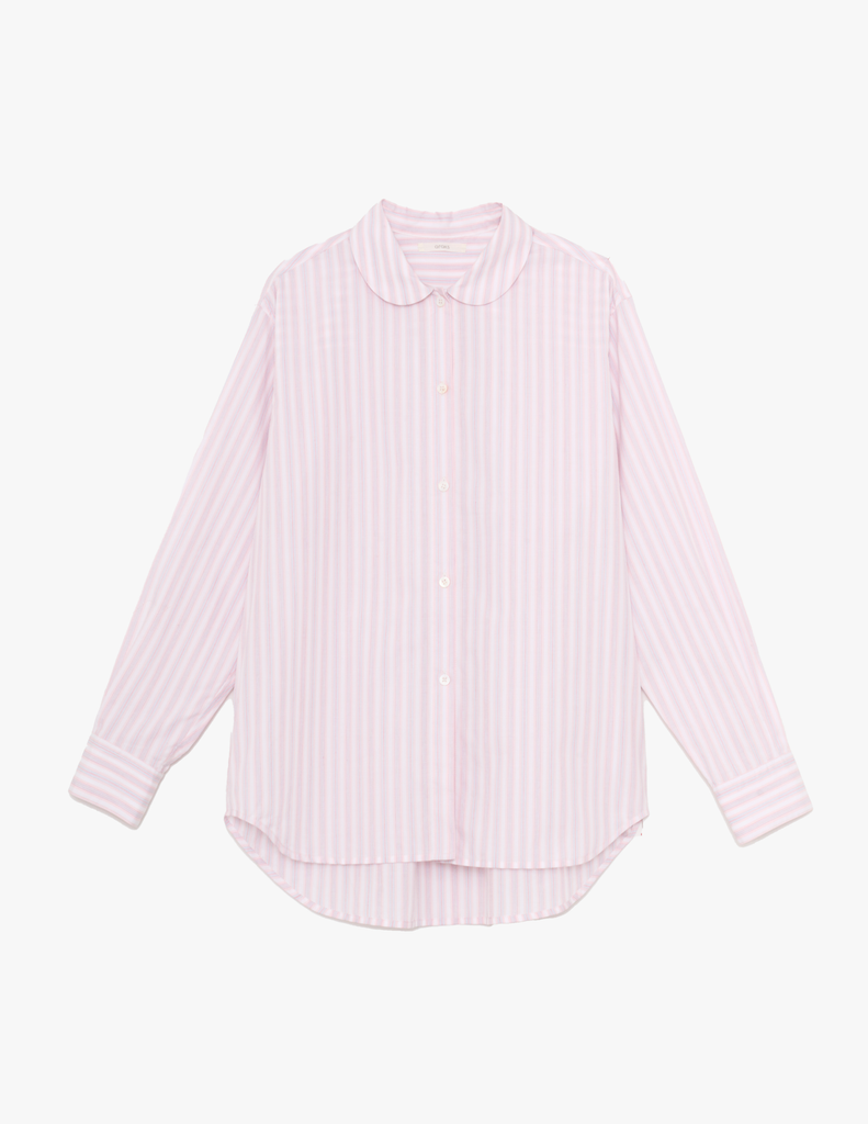 Araks Suki pajama top in the shade Tart Stripe