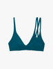 The araks elias bikini top in fern green