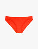 Araks bright orange bikini bottom on a plain light gray background.