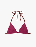 The araks nelle bikini top in cerise red
