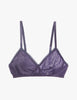 Araks Antonia bralette in Violette on an off-white background