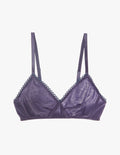 Araks Antonia bralette in Violette on an off-white background