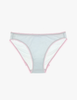 Araks organic cotton isabella panty in fondant blue