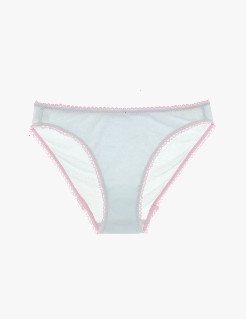 Araks organic cotton isabella panty in fondant blue