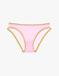 The araks organic cotton isabella panty in confection pink