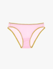 The araks organic cotton isabella panty in confection pink