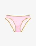 The araks organic cotton isabella panty in confection pink