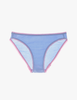 The araks organic cotton isabella panty in rococo blue