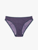 Araks Isabella panty in Violette against a light gray background.