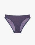 Araks Isabella panty in Violette against a light gray background.