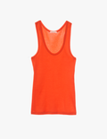 The araks organic cotton james tank in marmalade orange