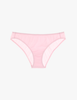 The araks organic recycled cotton josie panty in confection pink