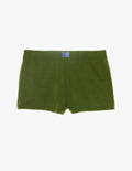 Araks Presley short in Moss on an off-white background