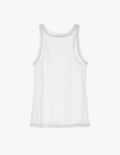 The araks organic cotton uki tank in white