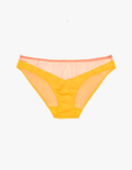 A model in the araks silk aaron panty in pomelo yellow