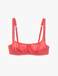The araks silk charmeuse gita underwire bra in rose pink