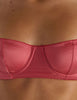 The araks silk charmeuse gita underwire bra in rose pink