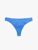 The araks silk charmeuse grier thong in bluet