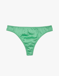 The araks silk grier thong in cypress green